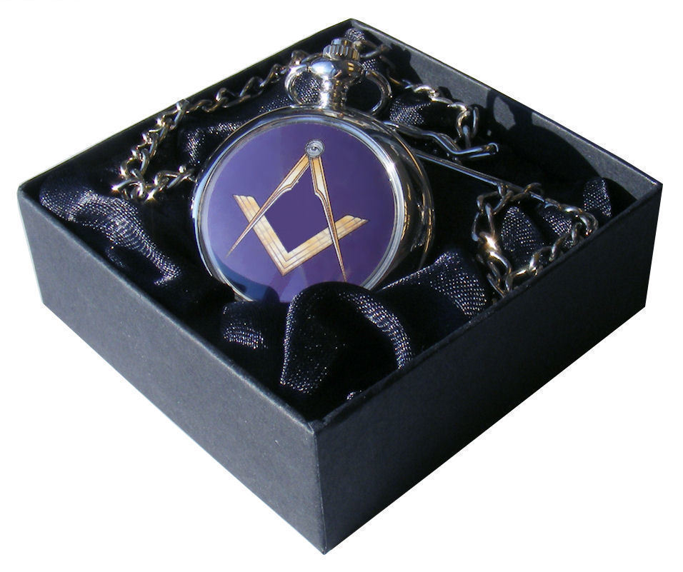 Engraved Masonic Pocket Watch